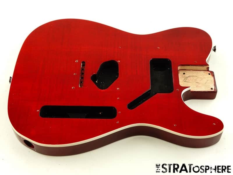 Fender Squier Affinity Telecaster FMT SH BODY Tele Crimson Red Transparent image 1