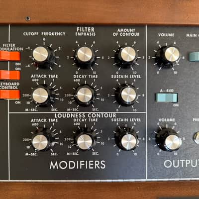 Moog Minimoog Model D Reissue (2022+ Cherry): Boxed, w/cover, Mint image 3