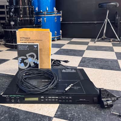 Roland GR-50 Rack guitar synth w/ GK-2 pickup, rack case and more