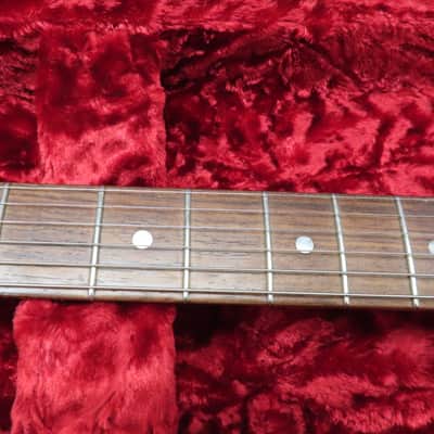 2007 Fender Custom Shop Masterbuilt Custom Classic Relic Strat, Burgundy Mist Metallic image 6