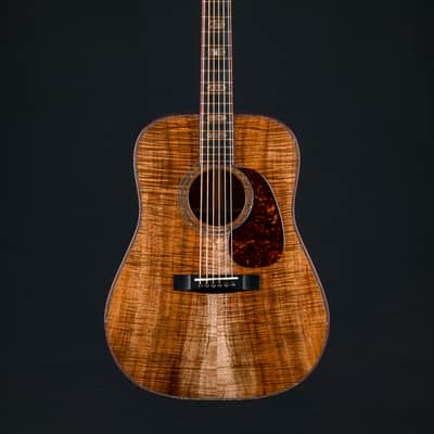 Huss and Dalton D-45 Premium Figured Koa with Paua Pearl Custom NEW image 2