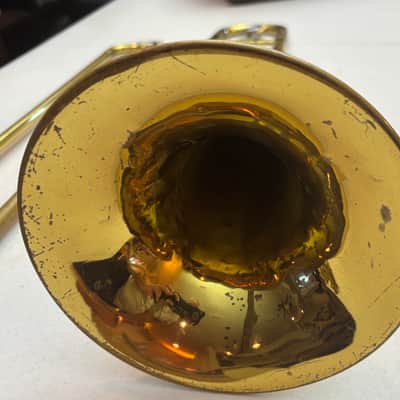 Vintage Olds Ambassador Tenor Trombone — Conn 12C Mouthpiece — Case & Brush Kit image 9
