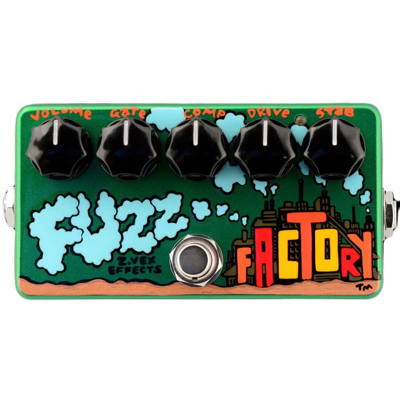 Zvex Hand Painted Fuzz Factory Fuzz Pedal image 1