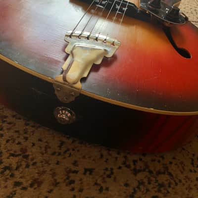 ‘81 Orfeus Gypson vintage Jazz hollowbody guitar image 8