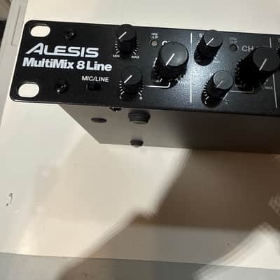 Alesis MultiMix 8 Line 8-Channel Stereo Line Mixer 2010s - Black image 4