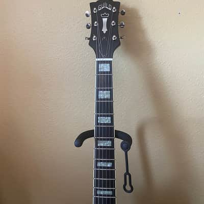 Guild M-75 Aristocrat Black W/ Curtis Novak P90 Pickups image 3