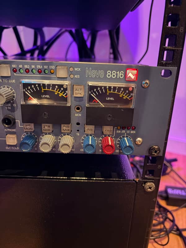 AMS Neve 8816 16-Channel Summing Mixer 2010s - Blue image 1
