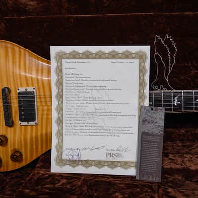 PRS Private Stock #7132 McCarty 594 Curly Maple Top Aged Faded McCarty Burst/ Brazilian Rosewood 2018 w/OHSC image 17