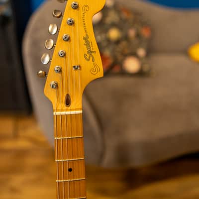 Squier 40th Anniversary Vintage Edition Jazzmaster 2022 - Present Satin Sea Foam Green image 17