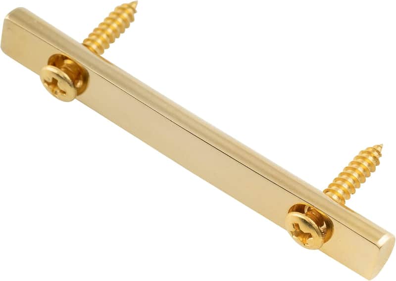 48mm Brass Guitar String Retainer Bar Trees Guides for Floyd Rose Double Locking Tremolo Bridge System, Gold image 1