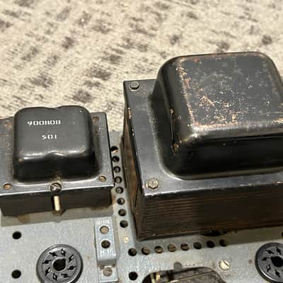 RCA MI-12211-B vintage tube amplifier project PA bridging amp PT 1010 VCT 6L6 PP image 5