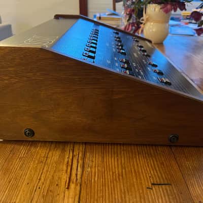 Oberheim DSX 16-Voice Digital Sequencer 1981 - Blue with Wood Sides image 6