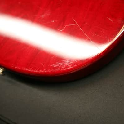 Ibanez BTB400QM - 2003 - Transparent Red - Made in Korea image 21