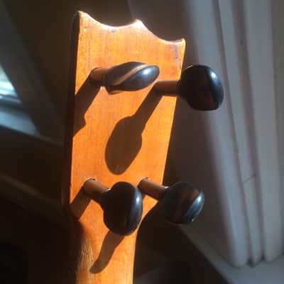 Manuel Nunes Soprano Ukulele circa 1915 flamed golden koa image 12