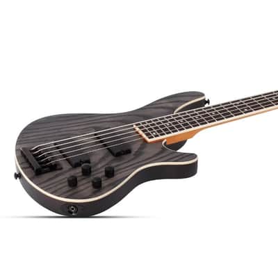 Schecter 3973-SHC C-5 Standard 5 String RH Electric Bass - Charcoal Satin image 3