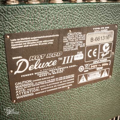 Fender Hot Rod Deluxe III Emerald Green 1x12" Guitar Combo Amp image 7
