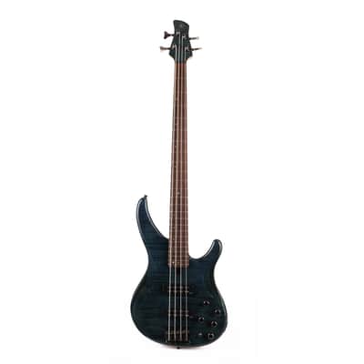 Yamaha TRBX604FM Electric Bass Indigo Blue Used image 2