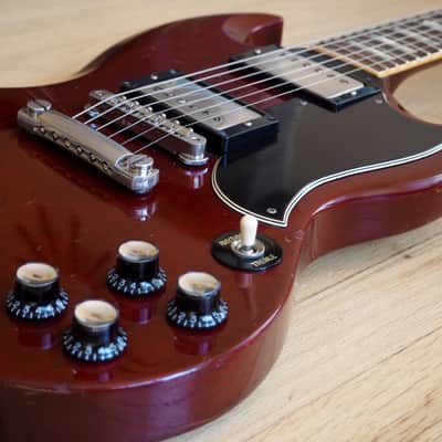 1987 Gibson SG Standard '61 Vintage Reissue Guitar Cherry Tim Shaw PAF w/ohsc image 9