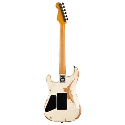 Charvel Pro-Mod Relic San Dimas Style 1 HH FR PF - Pau Ferro Fingerboard, Weathered White image 4
