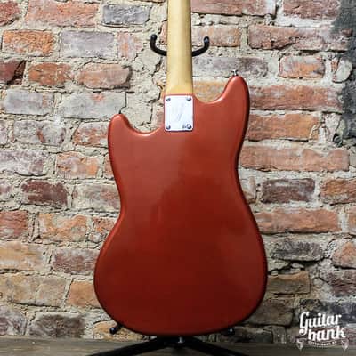 Short Scale American pre-CBS Fender Musicmaster neck 1959 + japan mustang body Red image 7