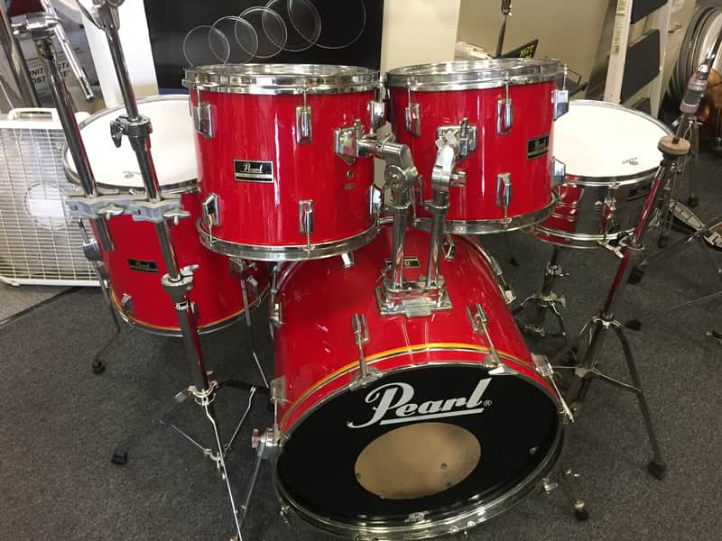 Pearl Vintage export series late 90's fire red image 1