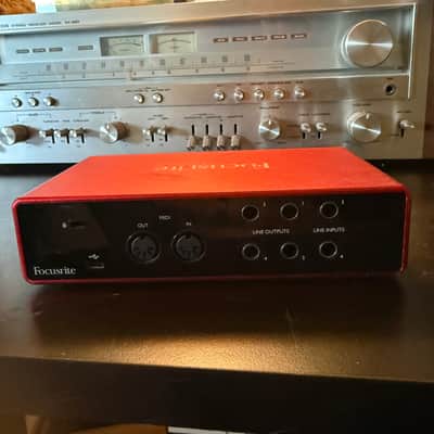 Focusrite Scarlett 4i4 4th Gen USB Audio Interface 2023 - Present - Red image 3