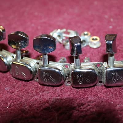 Vintage Original 1970s Fender F Tuner Set - No Tariffs image 2