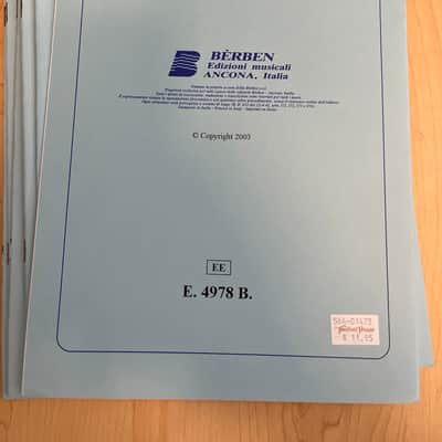 Lot of Sheet music - Berber Edizioni Musicali - Ancona, Italib Berben image 11