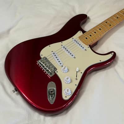 2013 Fender American Standard Stratocaster - Mystic Red Metallic - Upgrades - Free Pro Setup image 1