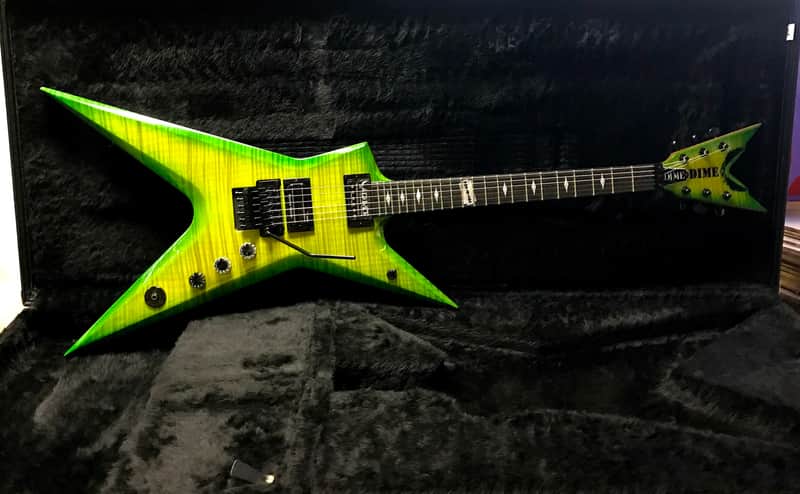 Dean USA Custom Shop Stealth 2016 Dimeslime Green image 1