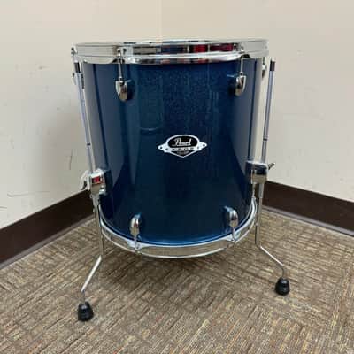 Pearl Export EXX Floor Tom 14x14" Electric Blue Sparkle image 1