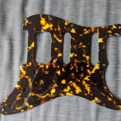 Asher Celluliod Strat Pickguard Vintage Style Tortoise image 1