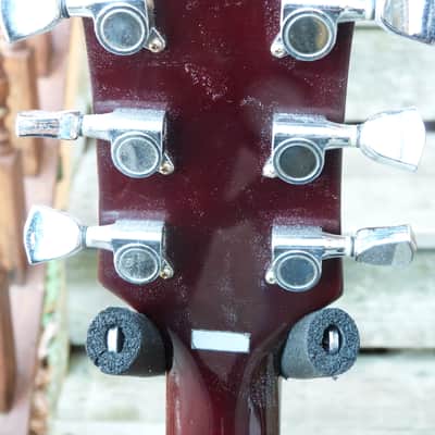 Gamma Single cutaway style guitar Japan 1970's 1970's cherry sunburst image 6