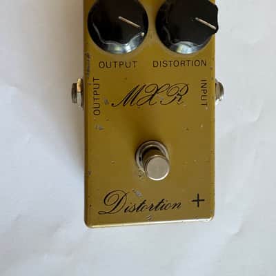 MXR MX-104 Script Distortion + 1973 - 1975 - Yellow image 1