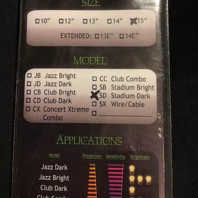 Grover Pro Percussion - 15" Stadium Dark Snare Wires image 2
