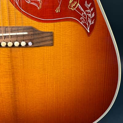 2022 Gibson Custom 1960 Heritage Hummingbird Cherry Sunburst VOS with LR Baggs Anthem pickup image 6