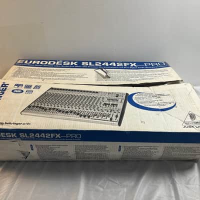 BEHRINGER EURODESK MX 2442A Mixing Console Works- No Power Supply - read image 1