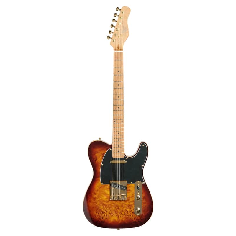 Michael Kelly MK50MBBMSN Mod Shop 50 Duncan Quilt Maple Top Swamp Ash Body Roasted Maple Neck 6-String Electric Guitar image 1