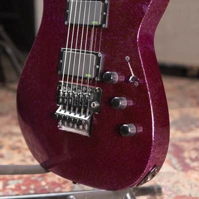 ESP LTD KH-602 Kirk Hammett Signature Electric Guitar - Purple Sparkle with Hardshell Case - Used image 4