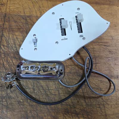 Vintage RARE New Old Stock 1972 Harmony Rebel H81 Loaded Pickguard Wiring Harness DeArmond Gold Foil Pickup Slider Switches Luthier Guitar Parts image 1