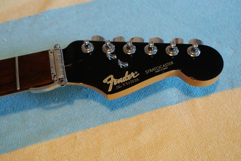 FENDER MIJ FENDER SYSTEM 3 NECK WITH LOCKING LEVER NUT LATER 1980'S MAPLE/ROSE NECK CHROME LEVER NUT image 1