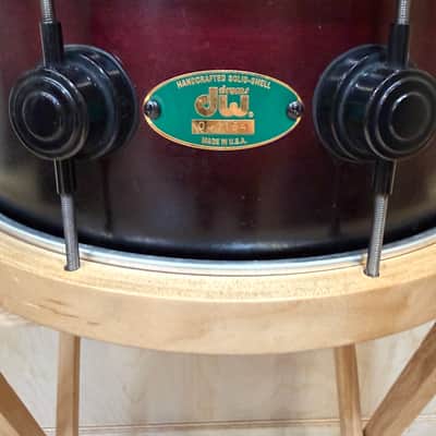 Craviotto DW RARE Green Badge Signed Wood Hoop - Solid Wood Snare 2003 image 2