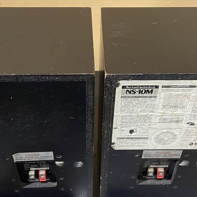 YAMAHA NS10 NS-10 NS 10 STUDIO MONITORS [pair] only 1 woofer works for parts image 5