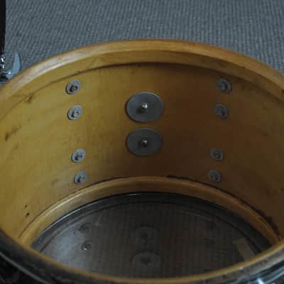 1970s Ludwig Oyster Black Pearl 14x22 8x12 16x16 Drum Set image 13