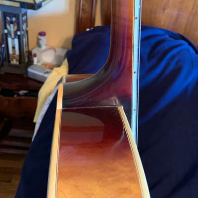 D'Angelico New Yorker 1954 Amber Sunburst w/original Lifton hardshell case image 10