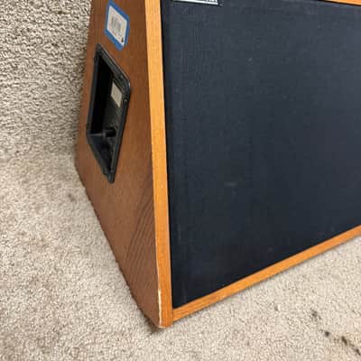 (A) SoundTech CX1 Wood Panel Wedge Monitor Speaker image 4