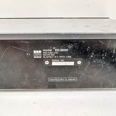 BSR EQ-3000 Stereo Frequency Equalizer / Spectrum Analyzer image 9