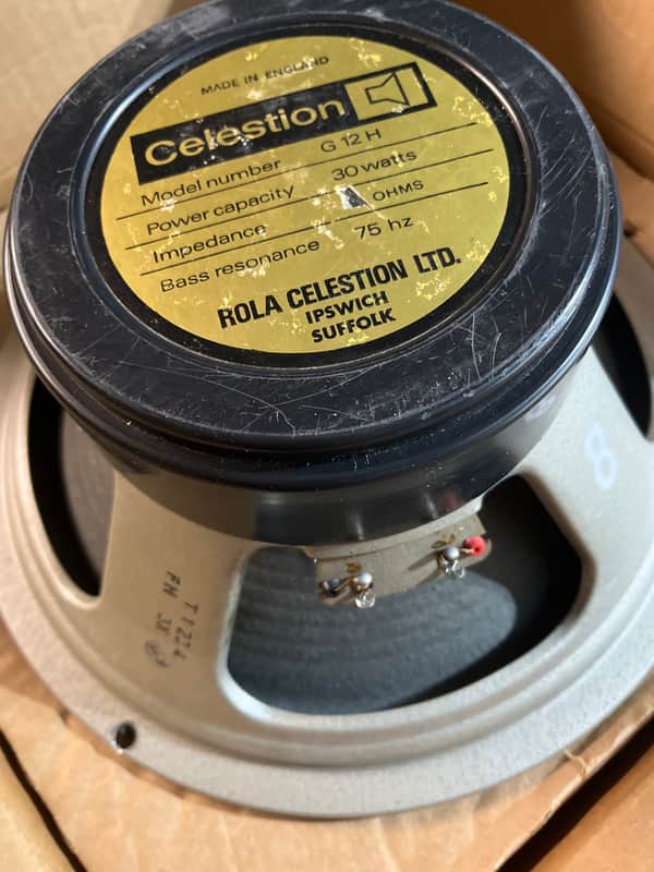 Celestion G12H Blackback 8 ohm 30 watt 75 hz image 1