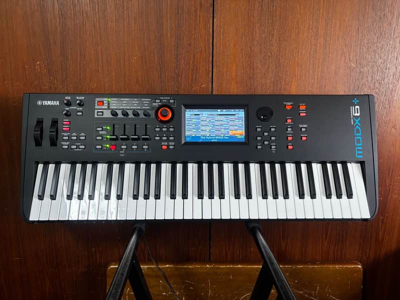 Yamaha MODX6+ 61 Semi-weighted Key Synthesizer w/ box image 1