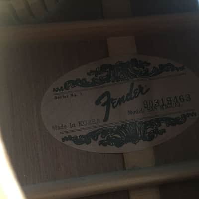 Fender San Miguel California Series Natural Lefty Left-Handed Acoustic Guitar image 3